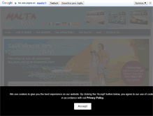 Tablet Screenshot of maltapass.com.mt
